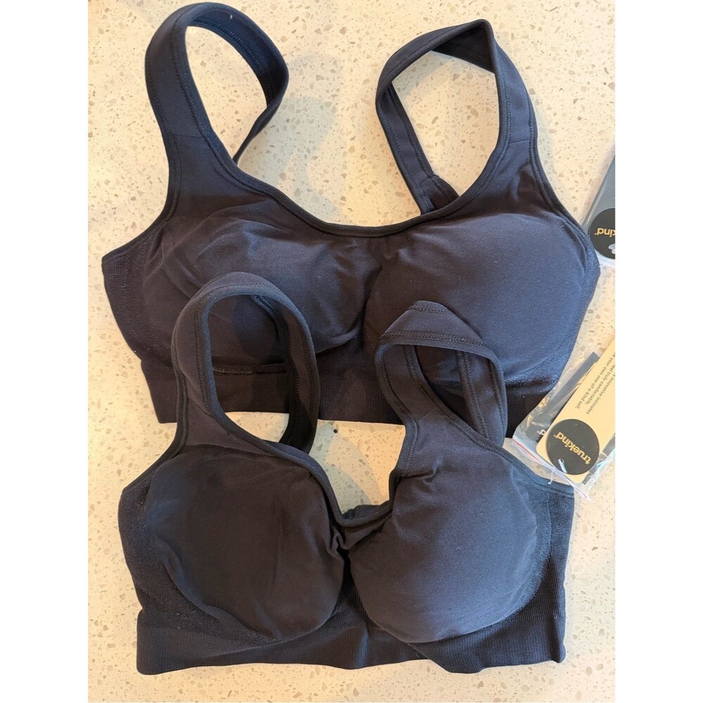 Truekind Daily Comfort Wirefree Shaper Bra Sports Bralette  - 2-pack S